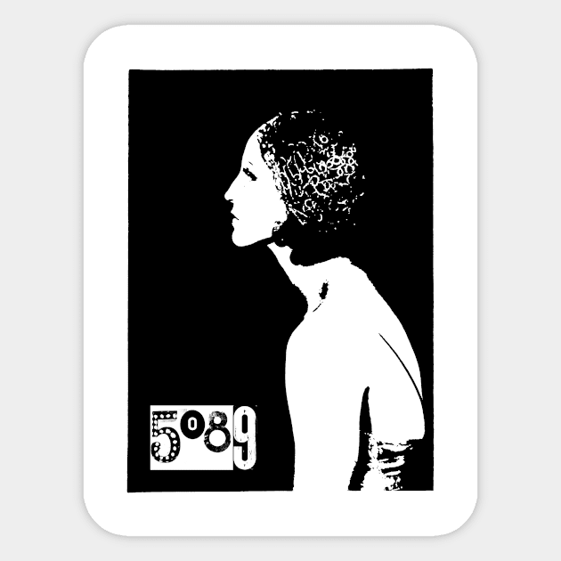 5089 French Girl Sticker by moanlisa